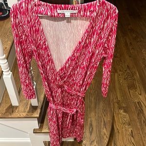 Womens long sleeve wrap dress